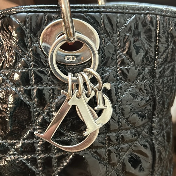 Dior Shoulder Bag Soft Shopping Tote Cannage Lambskin Leather , Silver hardware - Picture 3 of 13